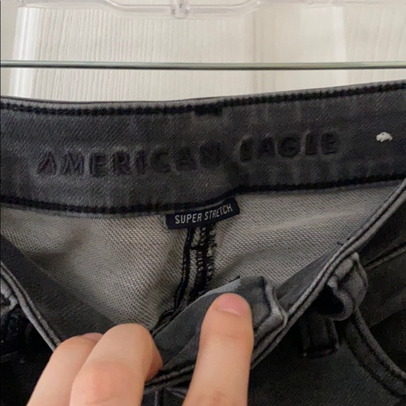 American Eagle Black/Grey Jeans - Picture 2 of 6